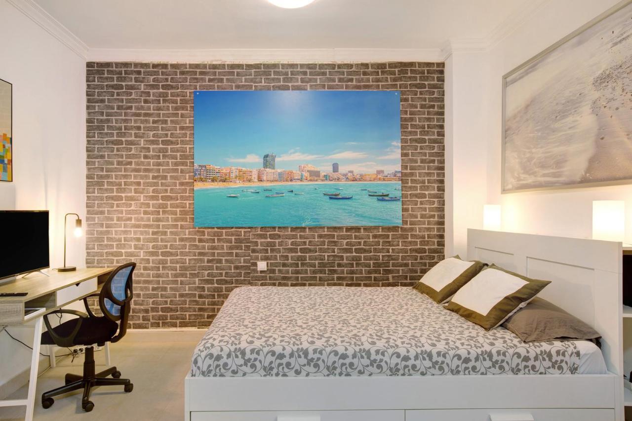 Beach Studio Apartment Canteras Las Palmas de Gran Canaria Luaran gambar