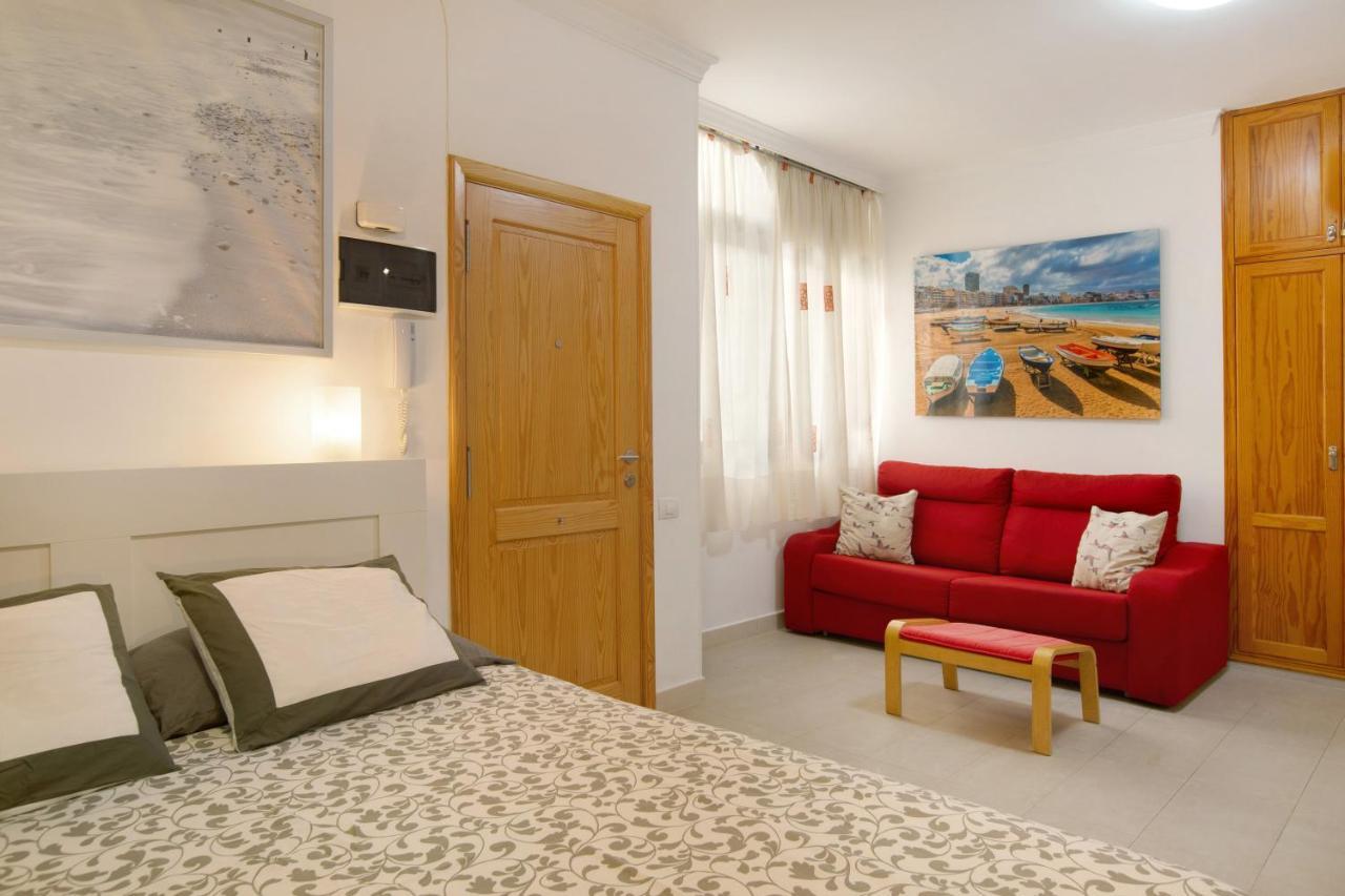 Beach Studio Apartment Canteras Las Palmas de Gran Canaria Luaran gambar